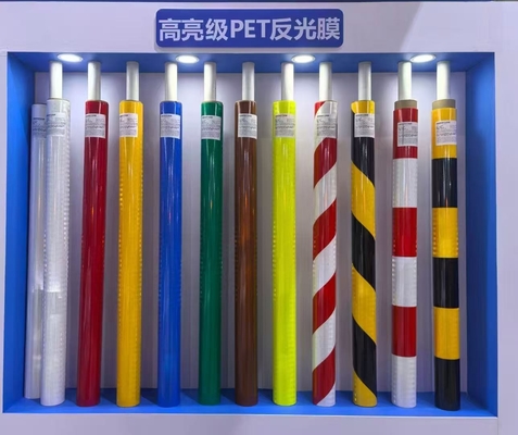 高明るさアクリルマイクロプリズマ 反射シートステッカーフィルム EGP/HIP道路交通標識