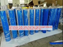 自粘性交通安全道路標識 高強度反射フィルムシート/反射ビニール道路交通標識