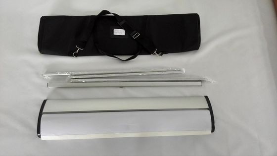 Flad retractable Wide Base Aluminum Roll up Banner Stand for Advertisement