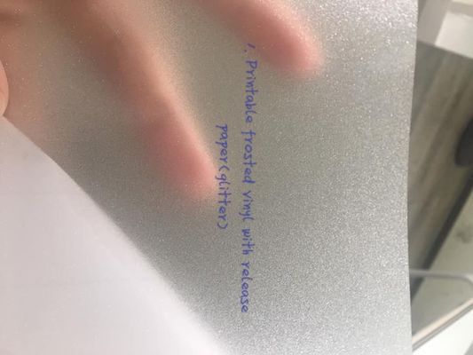 Permanent Removability Self Adhesive Frosted window Sticker 280g Weight for office decoration